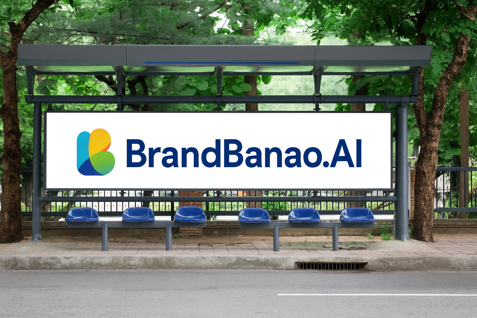 Bus Shelter Branding